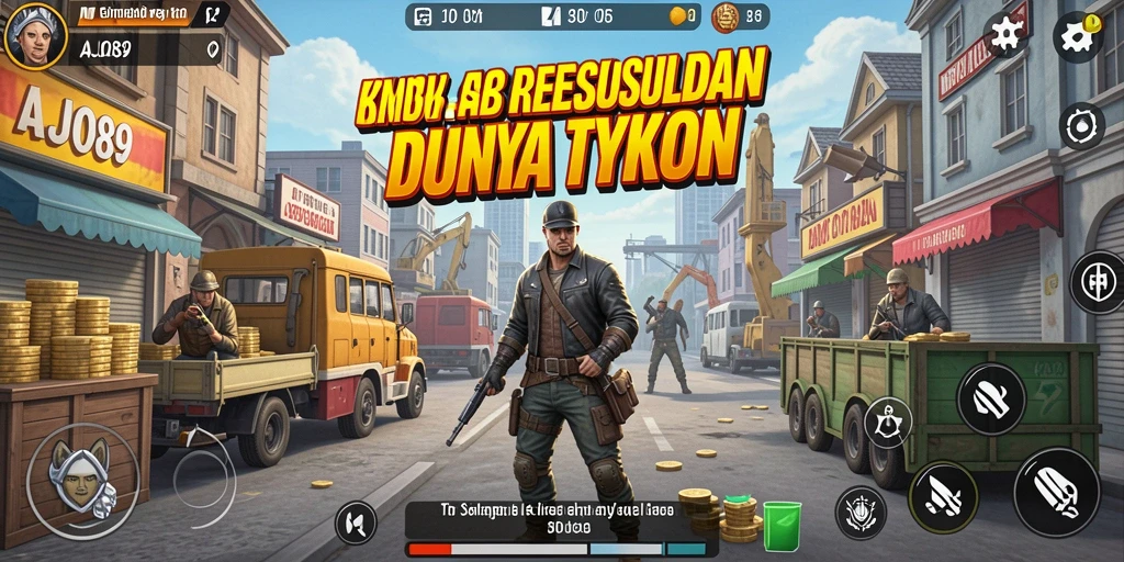 Gameplay dinamis AJO89 dalam pengelolaan bisnis Tycoon.