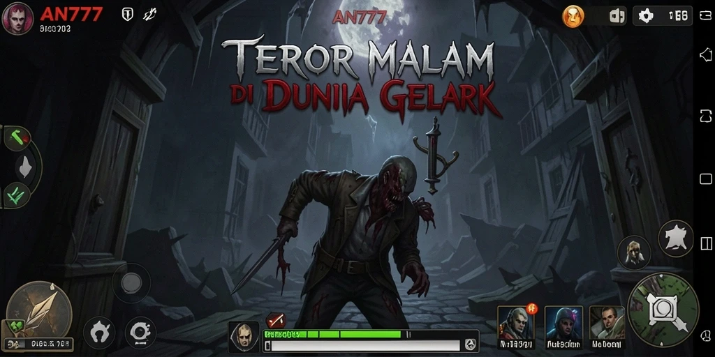 Tampilan menyeramkan dari gameplay AN777 yang mencekam.