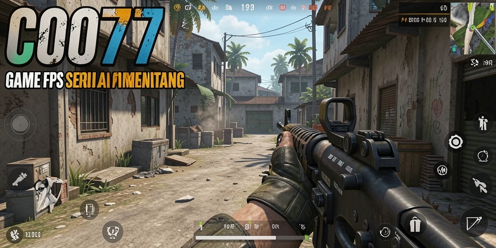 Screenshot COO77 menunjukkan aksi gameplay FPS yang seru dan intens.