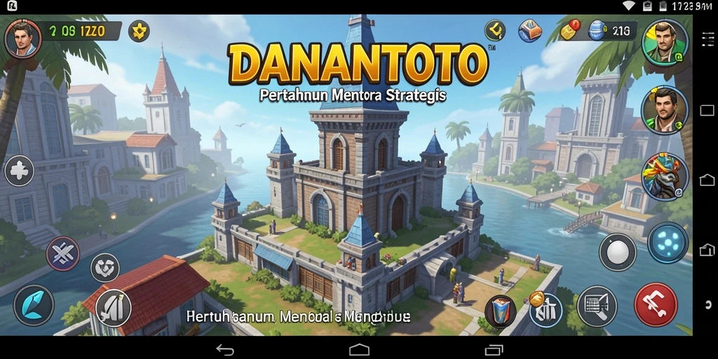 Gameplay menegangkan dari DANANTOTO dengan berbagai menara pertahanan.