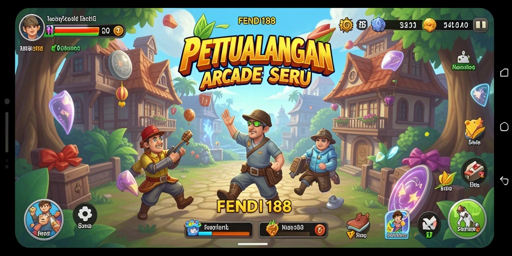 Tampilan gameplay FENDI188 yang seru dan menantang di setiap level.