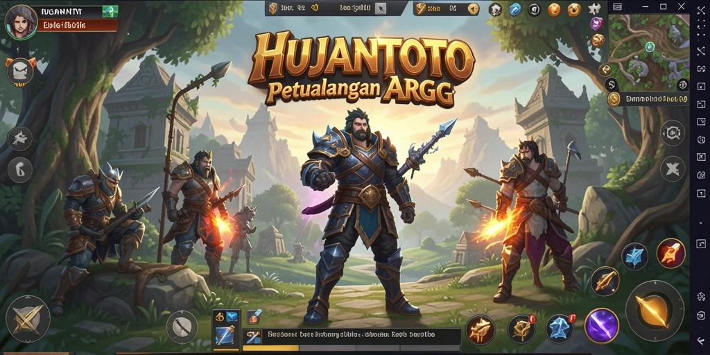 Tangkapan layar gameplay menampilkan aksi seru dalam <strong>HUJANTOTO</strong>.