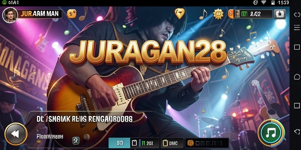 Tampilan gameplay JURAGAN28 yang seru dan menantang dalam dunia musik.