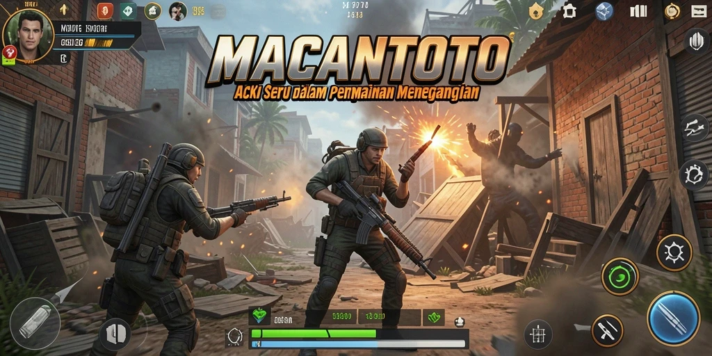 Screenshot dari gameplay seru di MACANTOTO menunjukkan aksi mendebarkan.