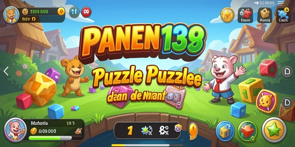 Tampilan screenshot dari gameplay PANEN138 yang menampilkan tantangan puzzle.