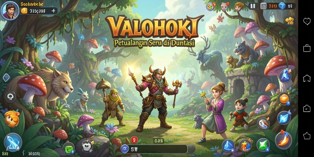 Tampilan gameplay VALOHOKI yang menegangkan dan penuh aksi.