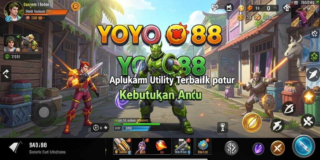 Tampilan antarmuka pengguna YOYO88 yang sederhana dan fungsional.